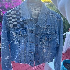 Custom checkered 1 of 1 jacket size SMALL